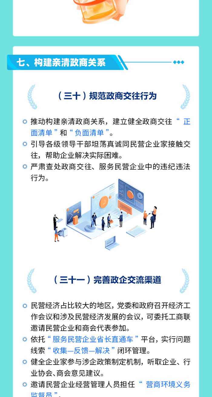 一图读懂 | 促进民营经济发展壮大的若干政策措施