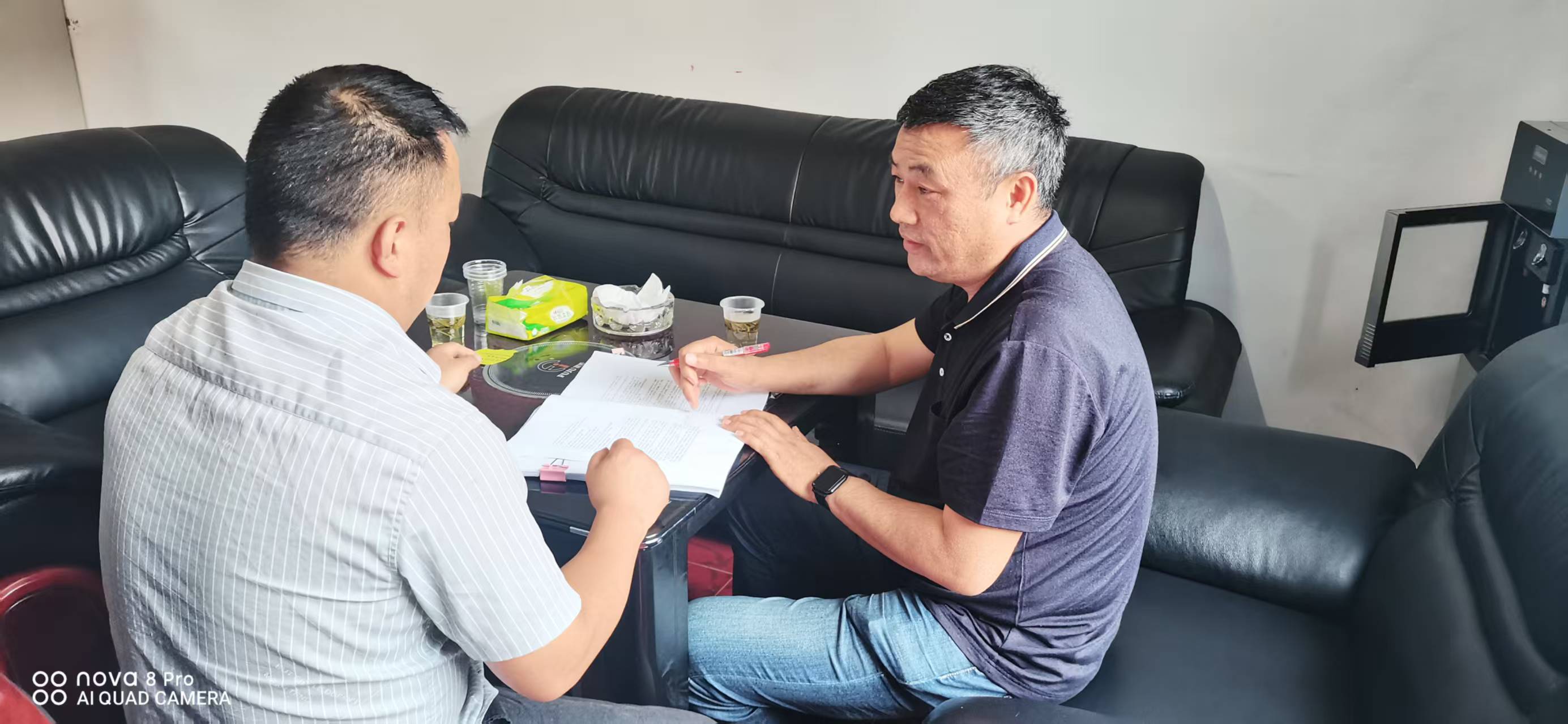 赴贵州源印建筑工程有限公司开展安全生产标准化达标交流指导